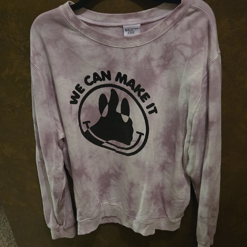 Mighty Fine Purple Tie-Dye Sweatshirt